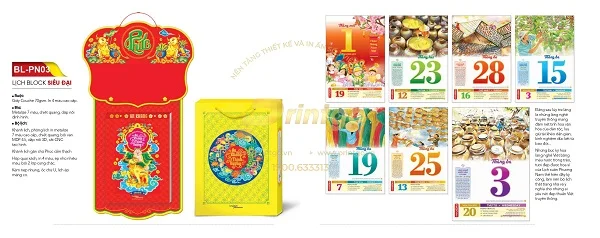Kho mẫu lịch tết Bức tranh quê thân thương và ý nghĩa