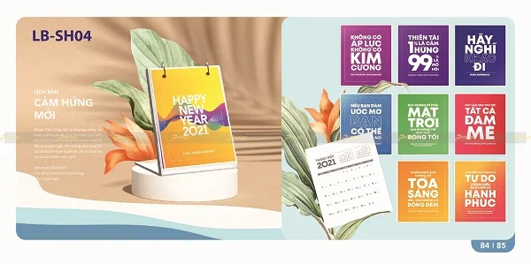 Những mẫu lịch tết Danh ngôn cuộc sống ý nghĩa nhất hiện nay