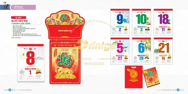 Những mẫu lịch tết Danh ngôn cuộc sống ý nghĩa nhất hiện nay