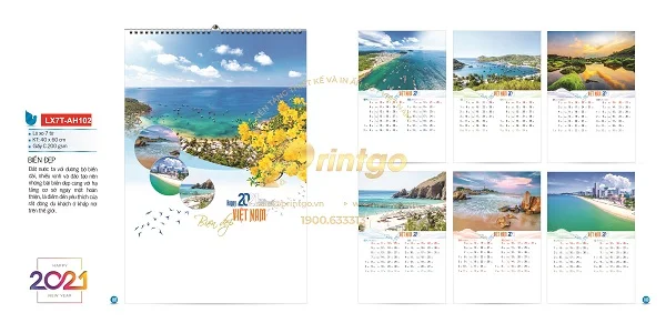 Top 10+ mẫu lịch tết Biển đảo quê hương thân thương và ý nghĩa