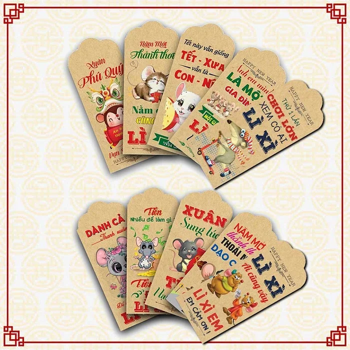 Bảng báo giá in bao lì xì cập nhật chính xác nhất hiện nay