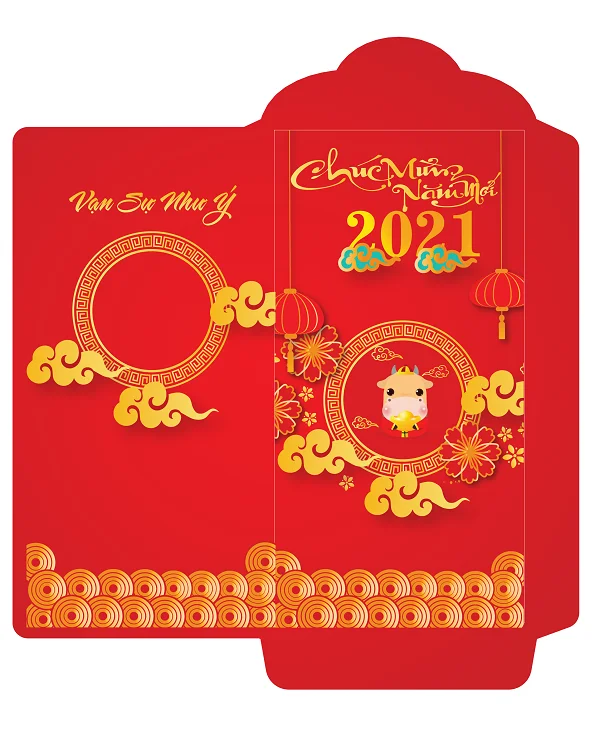 Chia sẻ trọn bộ 50+ mẫu lì xì đẹp nhất năm Tân Sửu