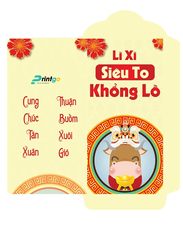 Chia sẻ trọn bộ 50+ mẫu lì xì đẹp nhất năm Tân Sửu