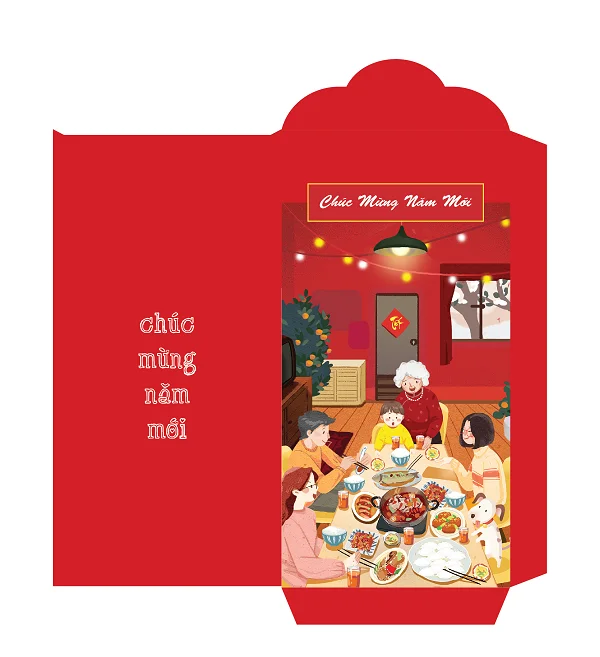 Chia sẻ trọn bộ 50+ mẫu lì xì đẹp nhất năm Tân Sửu