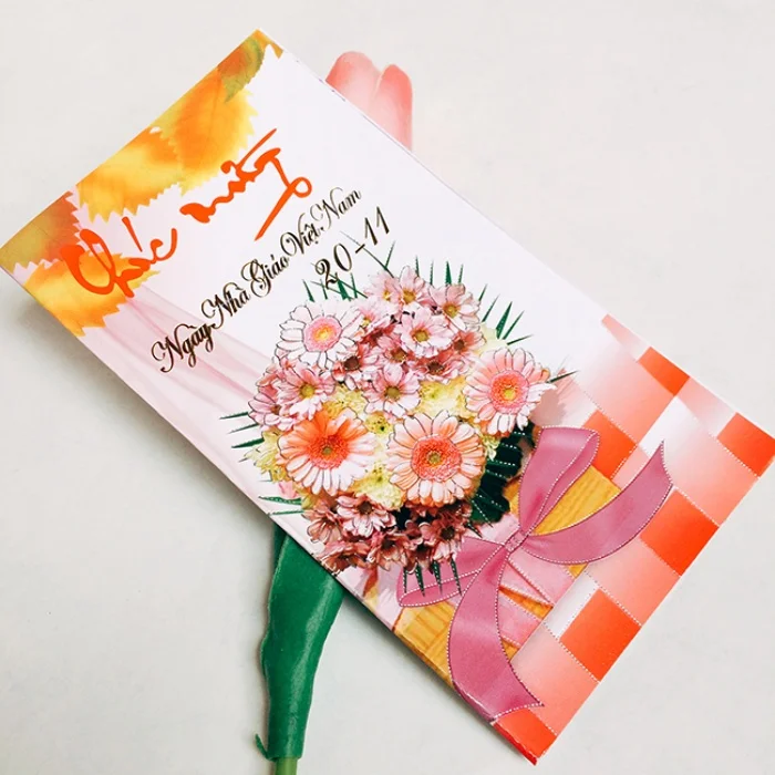Địa chỉ in thiệp chúc mừng 20 tháng 11 nhanh chóng, giá rẻ 