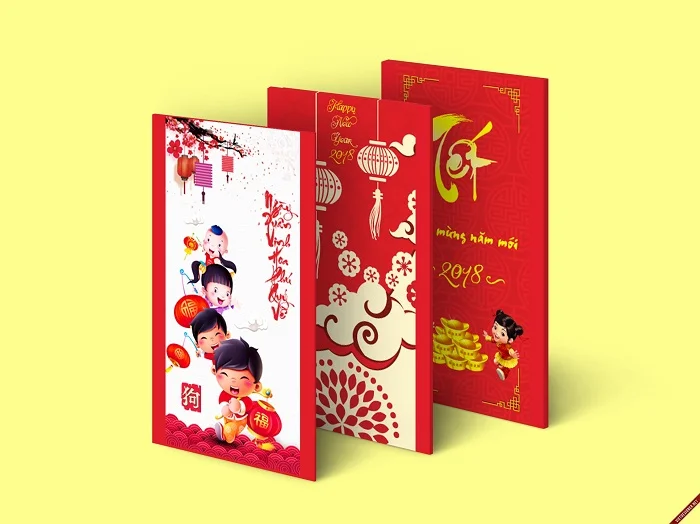 Dịch vụ thiết kế bao lì xì theo yêu cầu uy tín, chất lượng