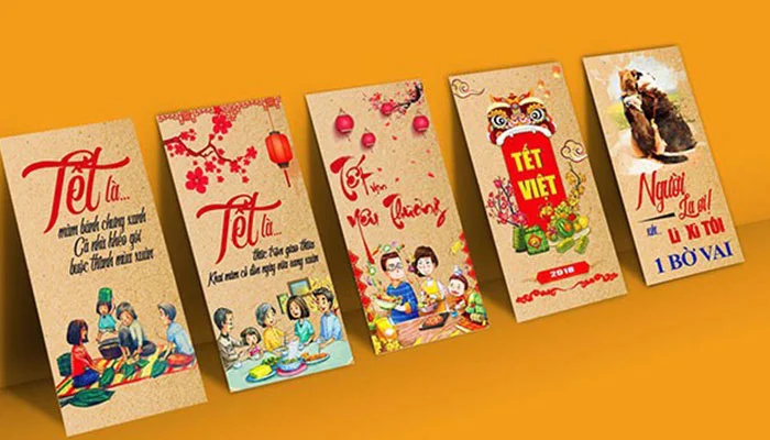 Dịch vụ thiết kế bao lì xì theo yêu cầu uy tín, chất lượng