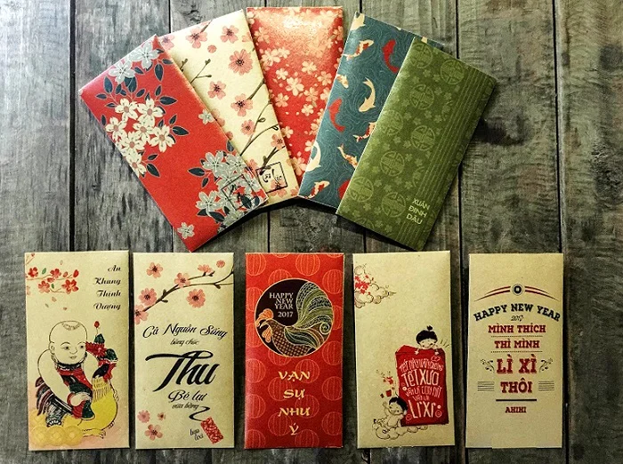 Dịch vụ thiết kế bao lì xì theo yêu cầu uy tín, chất lượng