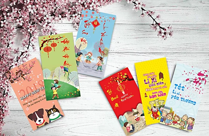 Dịch vụ thiết kế bao lì xì theo yêu cầu uy tín, chất lượng