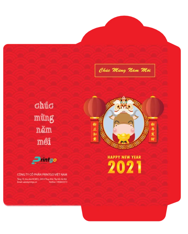 Download miễn phí file thiết kế bao lì xì đẹp, sáng tạo nhất