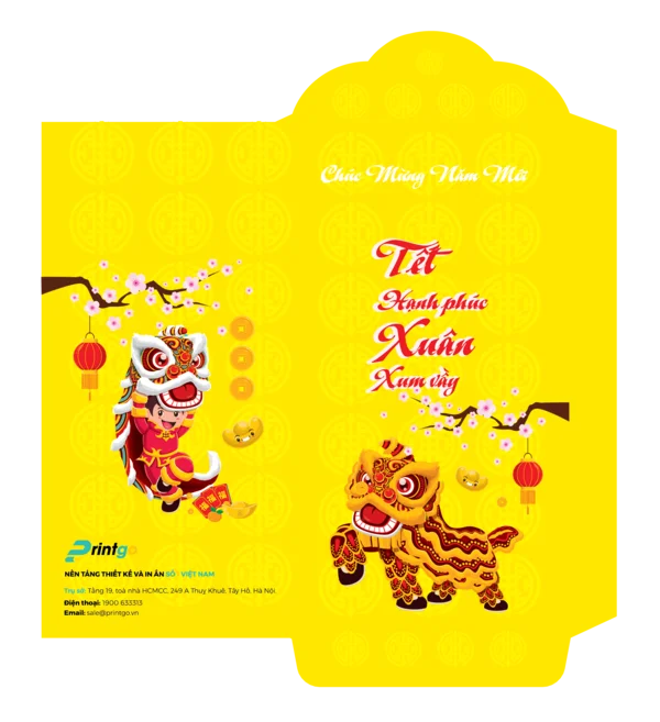 Download miễn phí file thiết kế bao lì xì đẹp, sáng tạo nhất