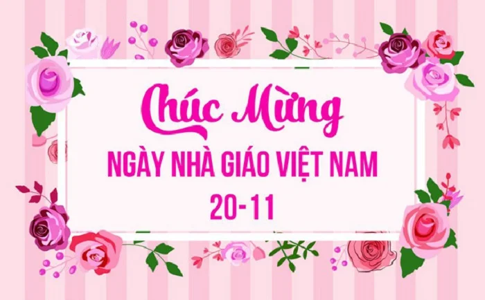 Hình ảnh 20/11 với sắc hồng ngọt ngào bao phủ khung hình