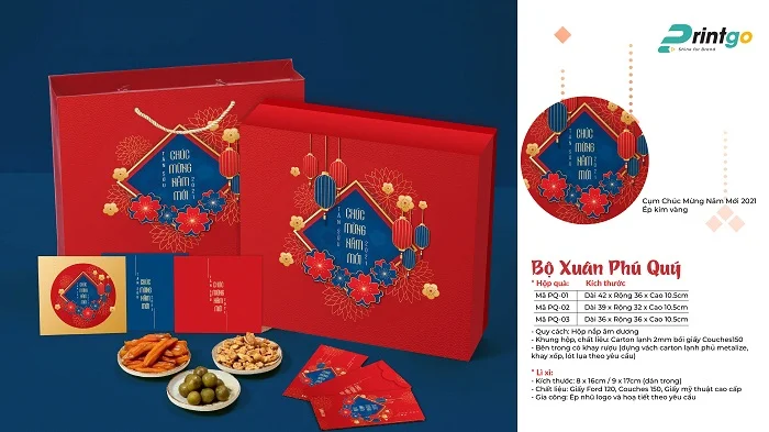 Hộp quà Tết cao cấp - sang trọng, thời thượng và đầy ấn tượng trong từng sản phẩm