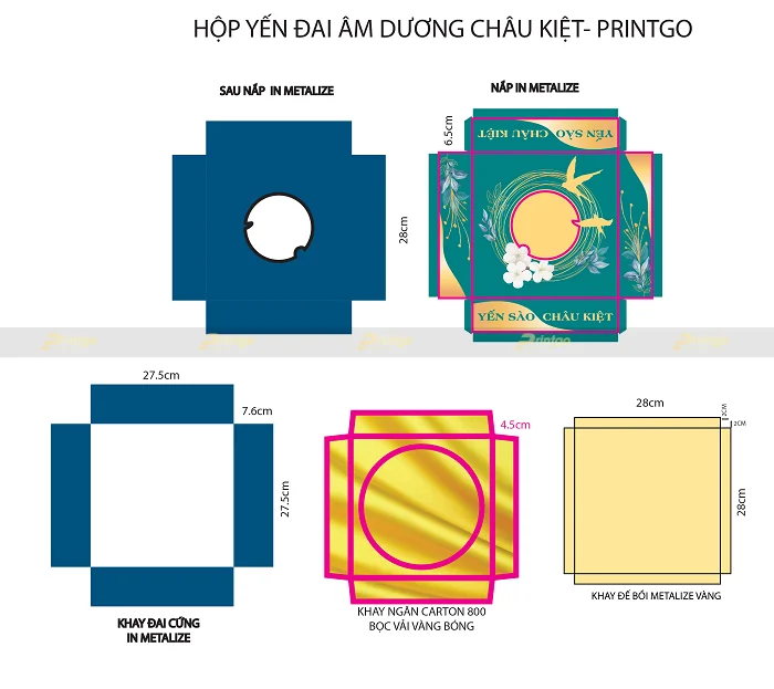 Printgo x Yến Sào Châu Kiệt: Bao bì sang trọng xứng tầm sản phẩm cao cấp