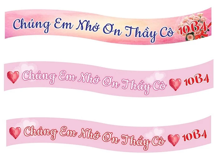 Chọn font chữ và kích thước phù hợp cho backdrop, tránh sử dụng font chữ rườm rà nhiều chi tiết