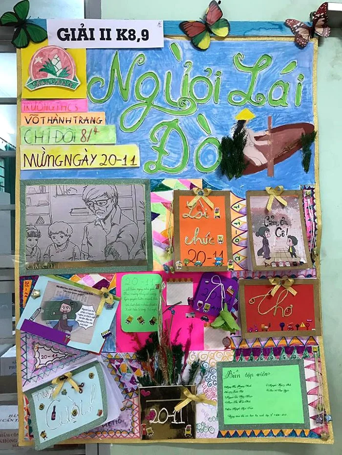 Hình ảnh người thầy, người cô được ví như người lái đò, đem con thuyền tri thức cập bến an toàn