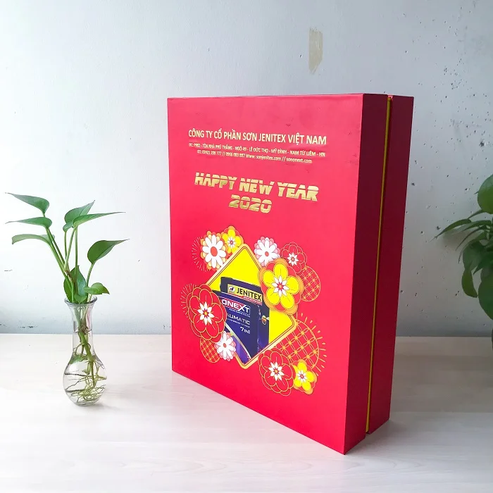 Khám phá ngay mẫu hộp quà tết của Sơn Jenitex cao cấp, ấn tượng