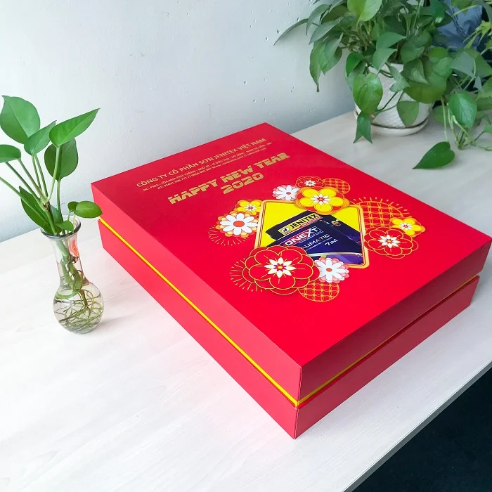 Khám phá ngay mẫu hộp quà tết của Sơn Jenitex cao cấp, ấn tượng