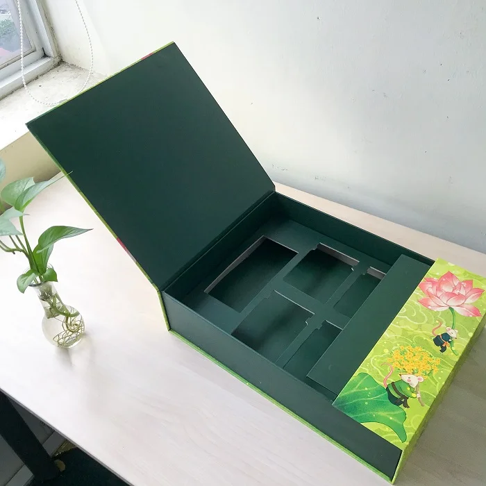 Khám phá mẫu hộp quà Tết Bonheur mở nắp đôi độc lạ
