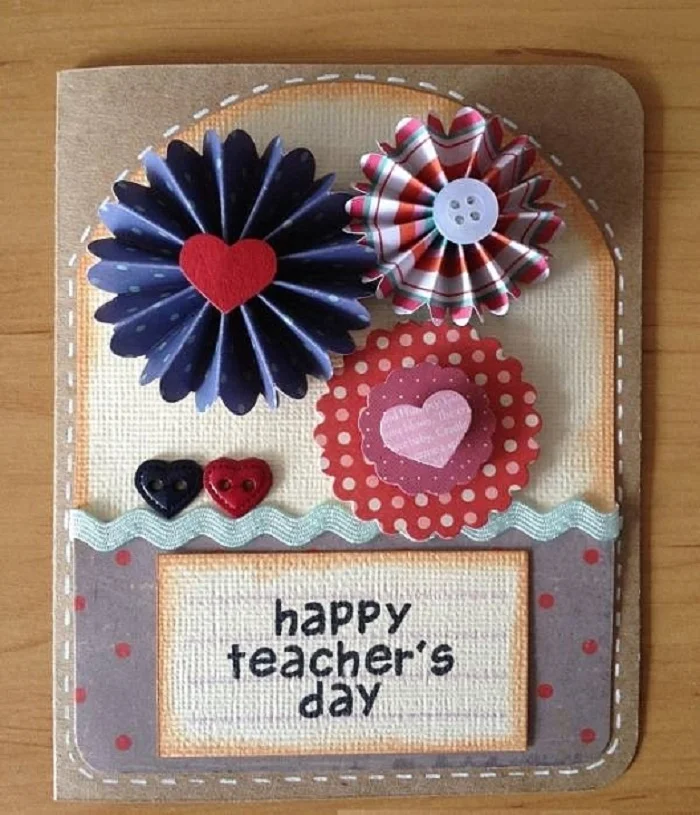 Mẫu thiệp 20/11 handmade 2D đẹp mắt