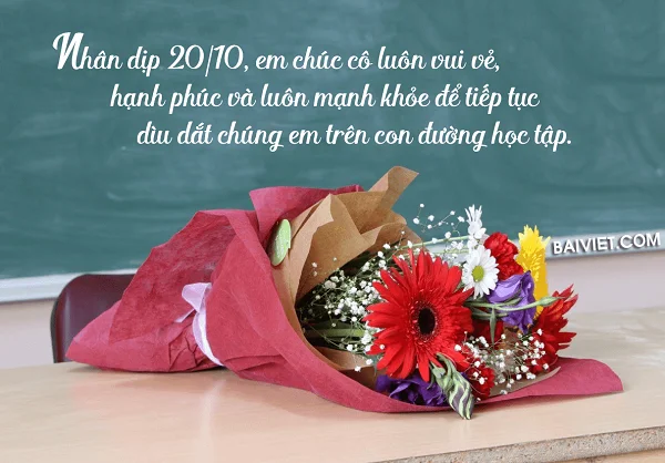 Tặng quà 20/11 cho cô giáo mầm non bằng những lời chúc ấn tượng nhất