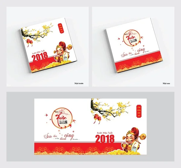 Những mẫu thiệp chúc tết công ty đẹp không thể bỏ qua