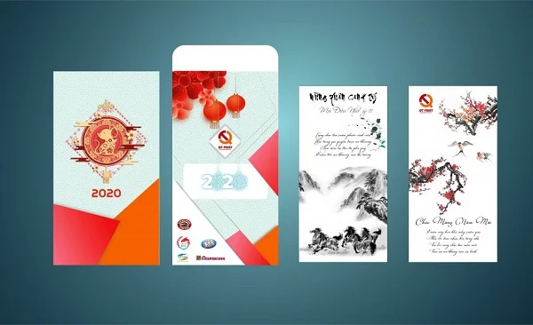 Những mẫu thiệp chúc tết công ty đẹp không thể bỏ qua