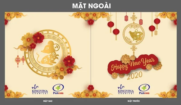 Những mẫu thiệp chúc tết công ty đẹp không thể bỏ qua