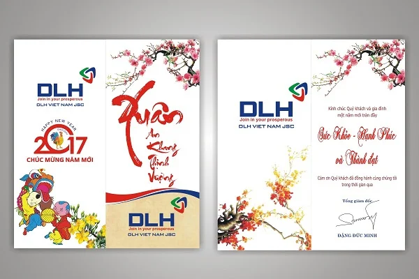Những mẫu thiệp chúc tết công ty đẹp không thể bỏ qua