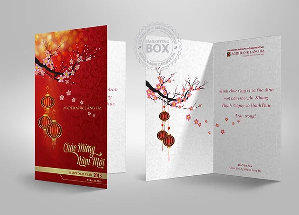 Những mẫu thiệp chúc tết công ty đẹp không thể bỏ qua