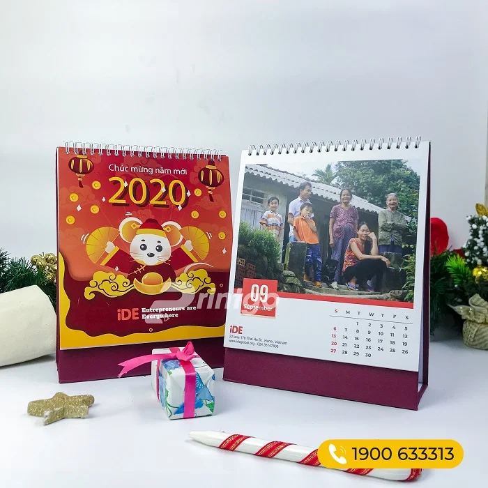 Printgo x iDE: In bộ lịch ý nghĩa dành riêng cho tổ chức thiện nguyện