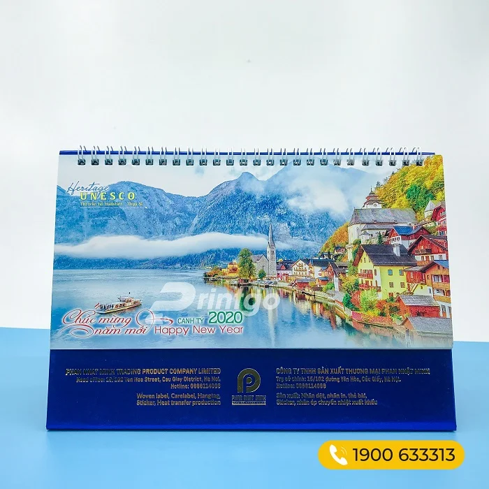 Printgo x Phan Nhật Minh: Mẫu lịch để bàn chữ A và lì xì độc đáo cho doanh nghiệp may mặc
