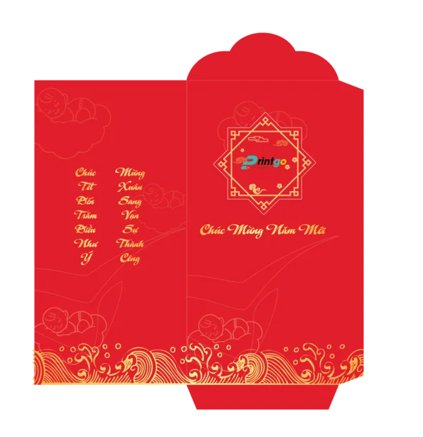 Tải ngay file vector bao lì xì 2020 miễn phí