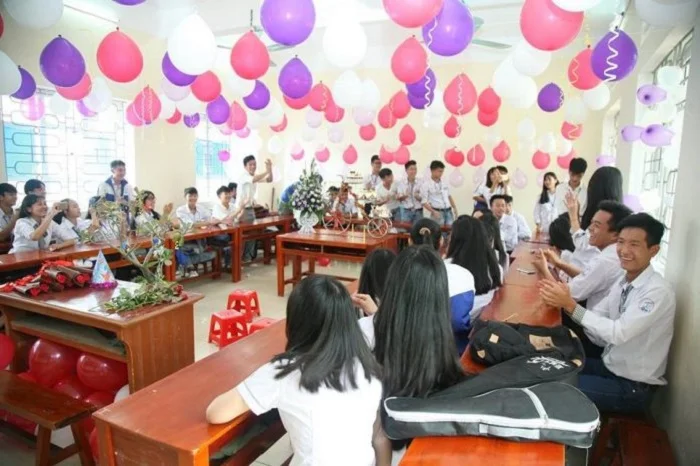 Trang trí lớp học trở thành ý tưởng cho ngày 20/11 vô cùng độc đáo