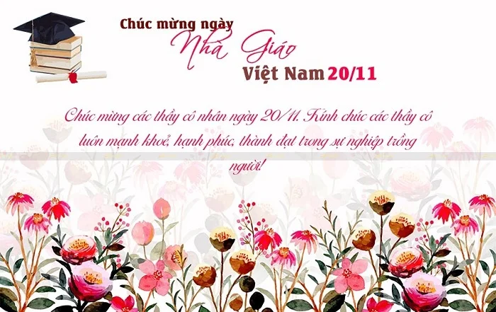 Tổng hợp 30+ mẫu thiệp chúc mừng Ngày Nhà giáo Việt Nam cực ý nghĩa