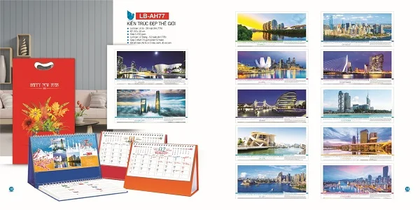 Tổng hợp các mẫu lịch tết đẹp, sáng tạo và ấn tượng nhất năm 2021
