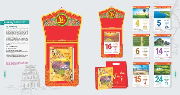 Tổng hợp các mẫu lịch tết đẹp, sáng tạo và ấn tượng nhất năm 2021