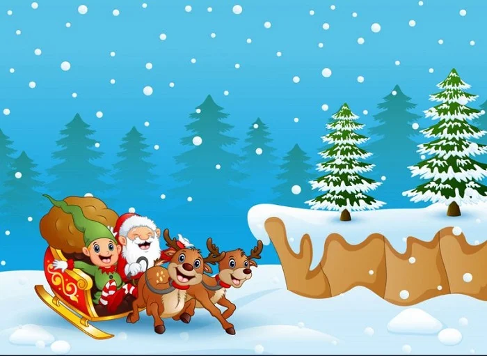Top 50+ hình ảnh ông già noel cưỡi tuần lộc ấn tượng nhất mùa Giáng sinh