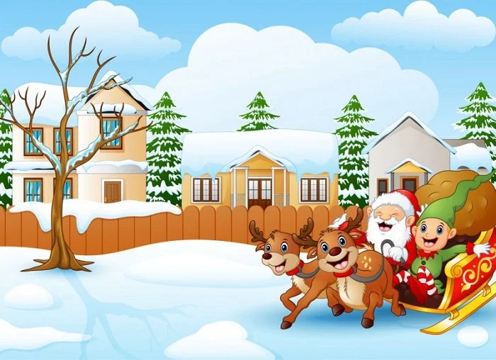 Top 50+ hình ảnh ông già noel cưỡi tuần lộc ấn tượng nhất mùa Giáng sinh