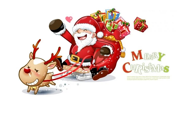 Top 50+ hình ảnh ông già noel cưỡi tuần lộc ấn tượng nhất mùa Giáng sinh