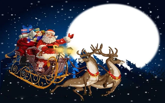 Top 50+ hình ảnh ông già noel cưỡi tuần lộc ấn tượng nhất mùa Giáng sinh
