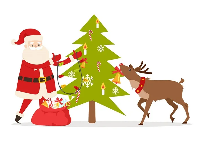 Top 50+ hình ảnh ông già noel cưỡi tuần lộc ấn tượng nhất mùa Giáng sinh