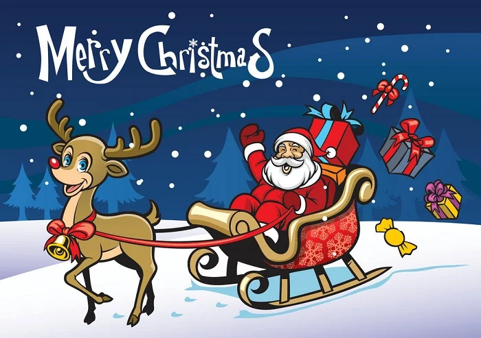 Top 50+ hình ảnh ông già noel cưỡi tuần lộc ấn tượng nhất mùa Giáng sinh