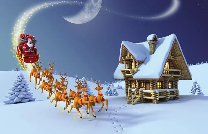 Top 50+ hình ảnh ông già noel cưỡi tuần lộc ấn tượng nhất mùa Giáng sinh