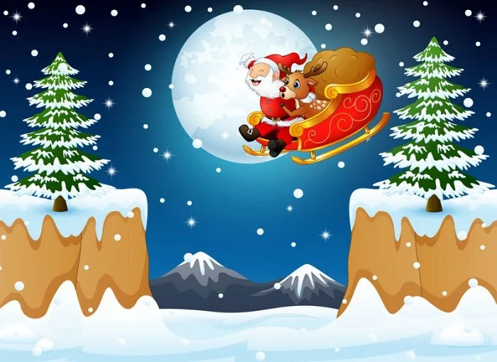 Top 50+ hình ảnh ông già noel cưỡi tuần lộc ấn tượng nhất mùa Giáng sinh