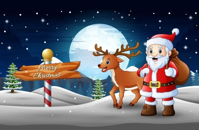 Top 50+ hình ảnh ông già noel cưỡi tuần lộc ấn tượng nhất mùa Giáng sinh
