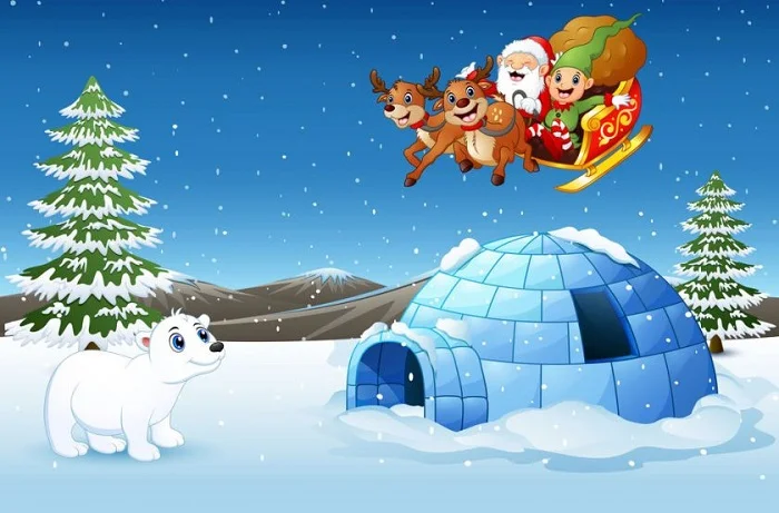 Top 50+ hình ảnh ông già noel cưỡi tuần lộc ấn tượng nhất mùa Giáng sinh