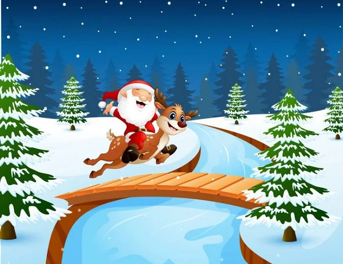 Top 50+ hình ảnh ông già noel cưỡi tuần lộc ấn tượng nhất mùa Giáng sinh
