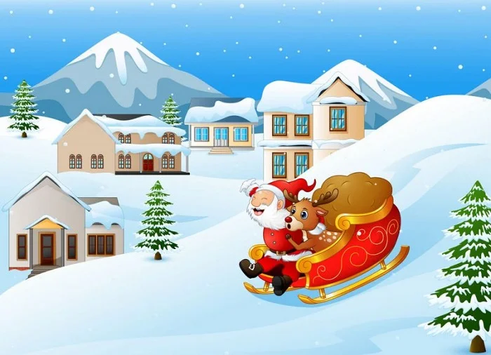 Top 50+ hình ảnh ông già noel cưỡi tuần lộc ấn tượng nhất mùa Giáng sinh