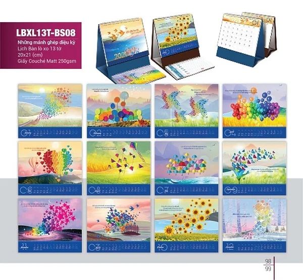 TOP 99+ mẫu lịch để bàn chữ M thiết kế độc đáo và sáng tạo
